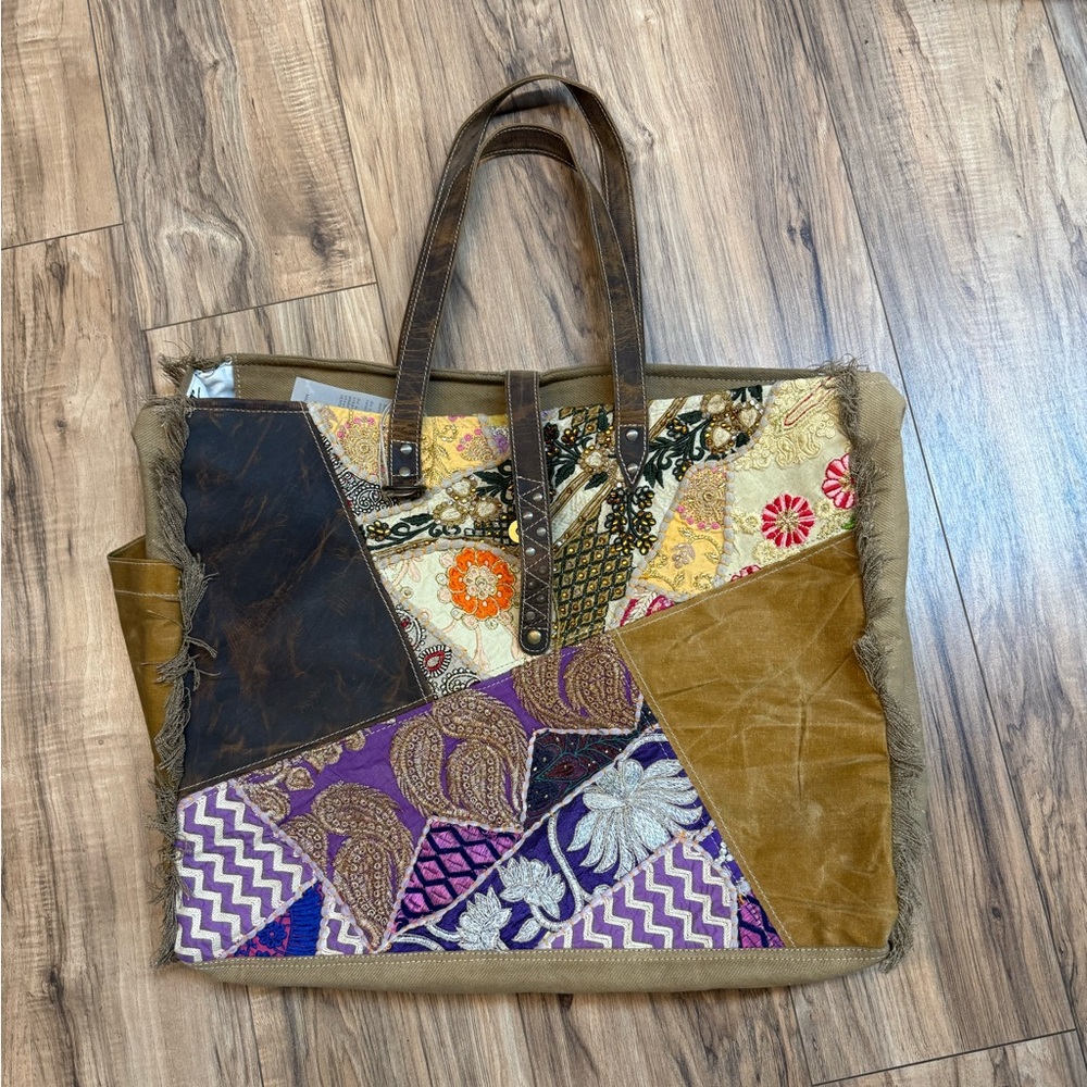 NWT Boho Waxy Weekender Bag